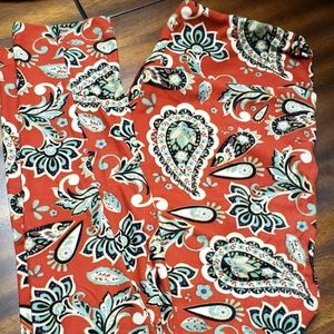 Lularoe OS Leggings EUC
